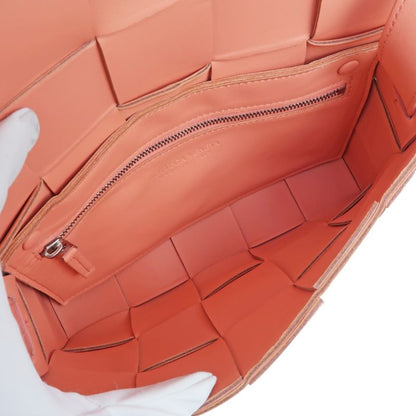Bottega Veneta Cassette Shoulder Bag Maxi Intrecciato Pink 578004