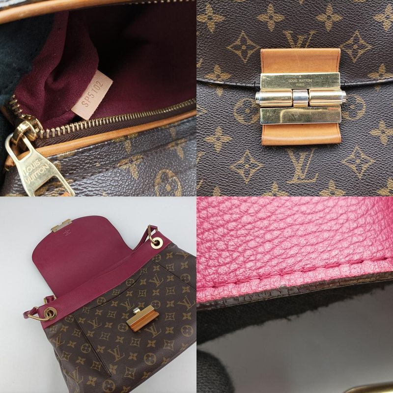 Louis Vuittonolympe Monogram / Brownish X Aurore Monogram Canvas X Calfleather