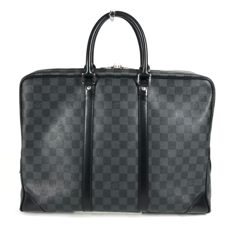 Louis Vuitton Business Bag Porte Documents Voyage PDV N41125 Damier Graphite