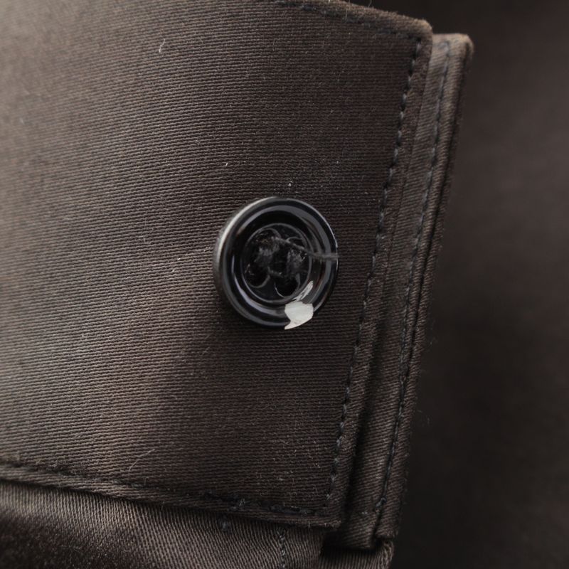 Dior Homme Cotton Ribbed Wing Long Sleeve Shirt Top Black