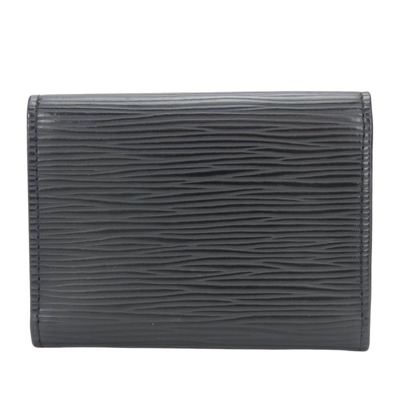 Louis Vuitton Card Case Envelop Carte De Visite M56169 Epi Leather Noir Black