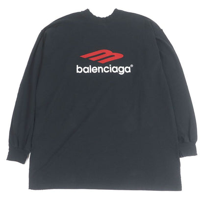 Balenciaga 24SS 791613 TAPE TYPE Oversized Damaged Docking Design Long Sleeve