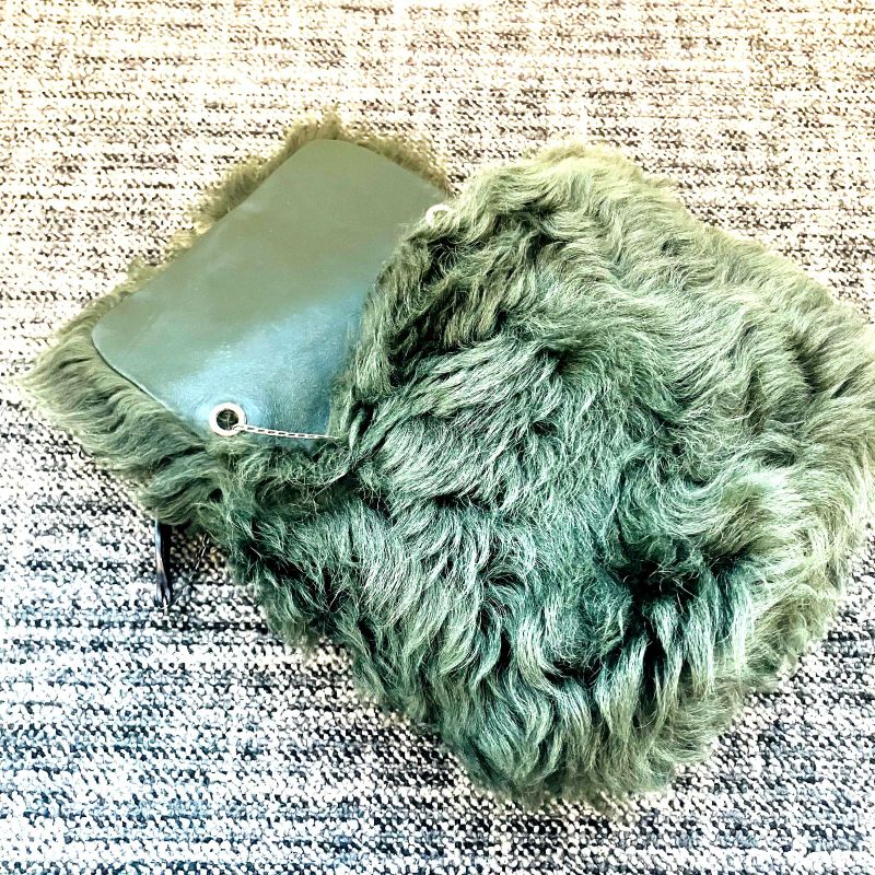 Celine Phoebe Period Fur Chain Shoulder Bag : A2112