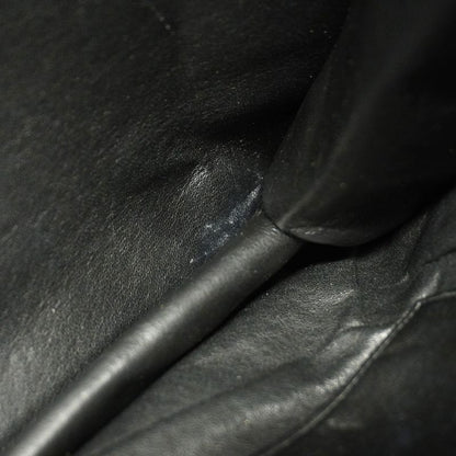 Chanel Tote Bag Chain Lambskin Black Gold Hardware Women