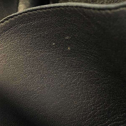 Celine by Phoebe Philo Mouton Leather Riders Jacket 2 5k10 5164 Navy 34