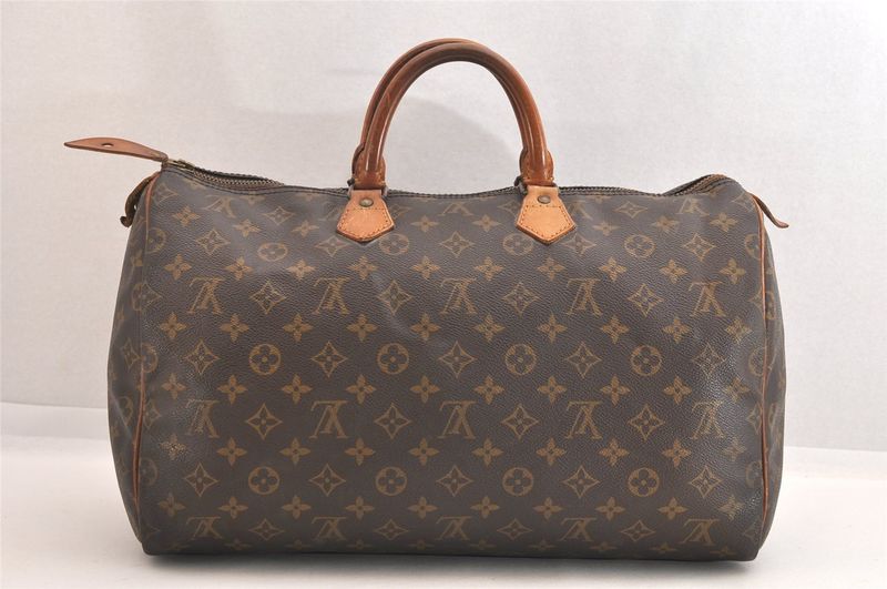 Louis Vuitton Monogram Speedy 40 Hand Boston Bag M41522 LV 2961n