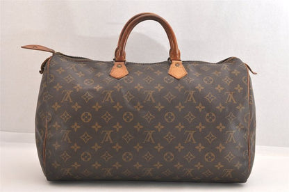 Louis Vuitton Monogram Speedy 40 Hand Boston Bag M41522 LV 2961n
