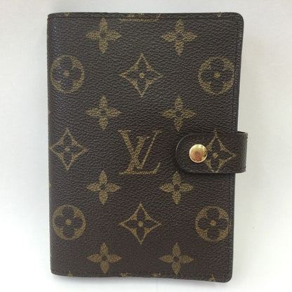 Louis Vuitton Notebook Cover Agenda PM Monogram R20005 Brown