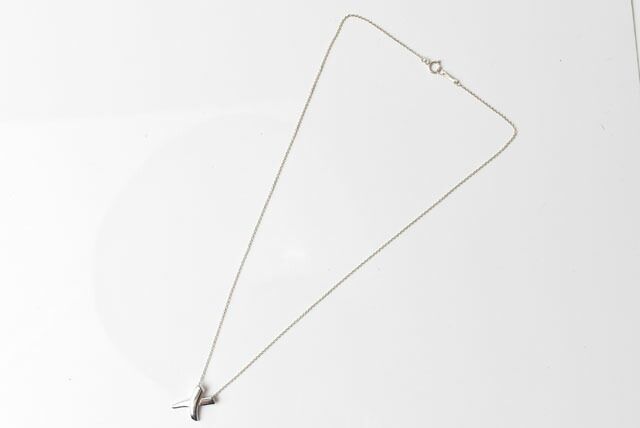 Tiffany & Co Necklace Pendant Silver Tiffany & Co Paloma Picasso Cross Motif