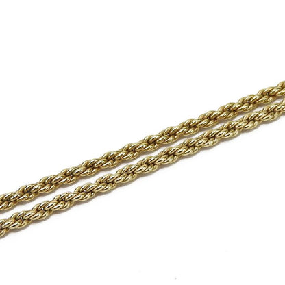 Christian Dior Necklace Metal Gold Silver Plated Accessories Logo Ladies Women