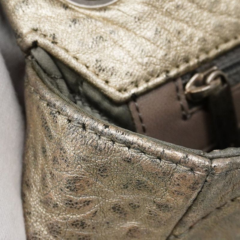 Chanel Shoulder Bag Matelasse Leather Silver Hardware Women