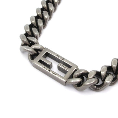Fendi Necklace Baguette Black Chain