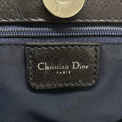 Dior/christian Dior Tote Bag Flight/trotter Navy And Blue-gray And Orange