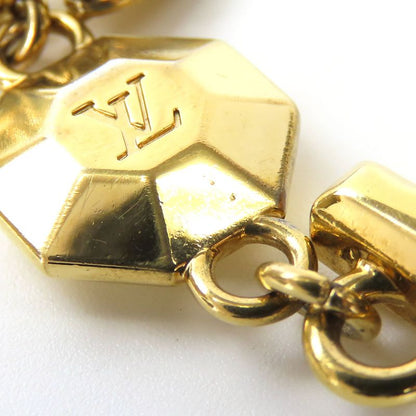 Louis Vuitton Key Holder LV Faceted M65216 Metal Gold Bag Charm Accessories