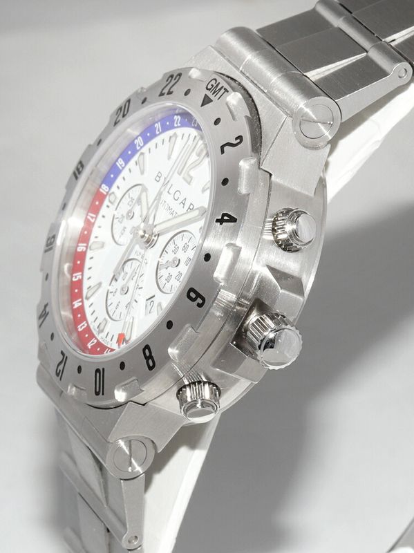 Bulgari Diagono Professional Chrono Gmt40sfb Men's