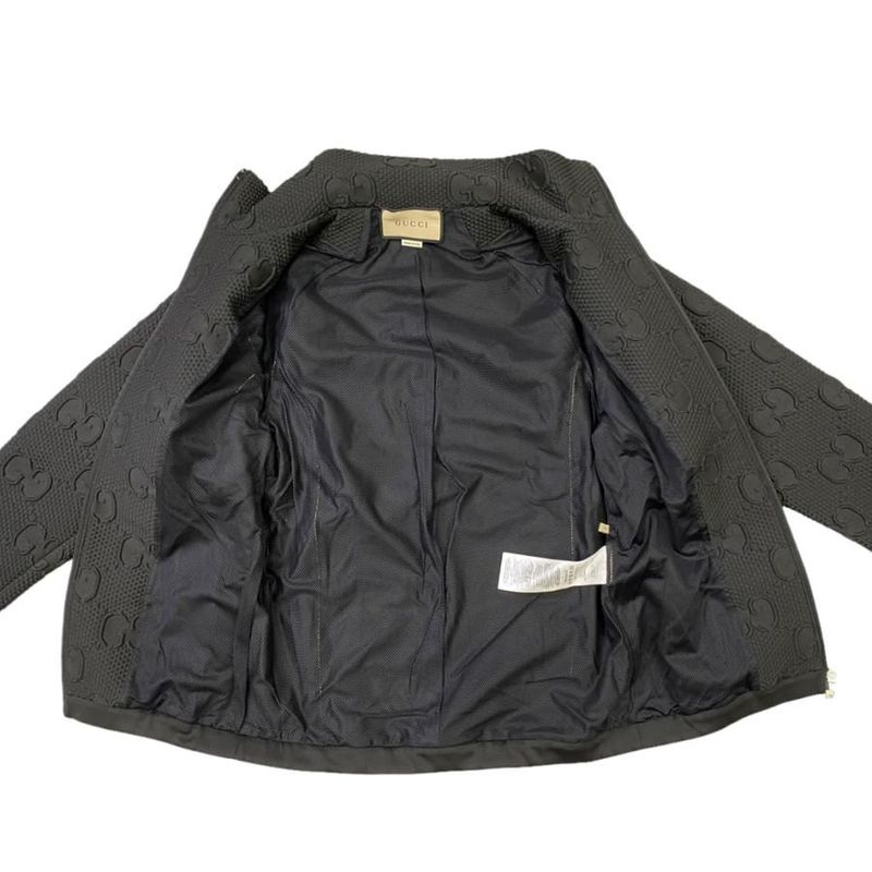 Gucci GG Stretch Jersey S Size Pants M Size 724491 Neon Blen Black Green Top