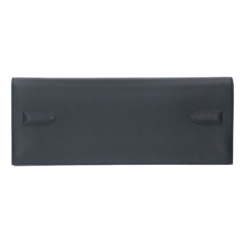 Hermes Birkin Clutch Shadow U Engraved Swift Leather Clutch Bag Men's