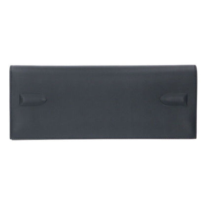 Hermes Birkin Clutch Shadow U Engraved Swift Leather Clutch Bag Men's