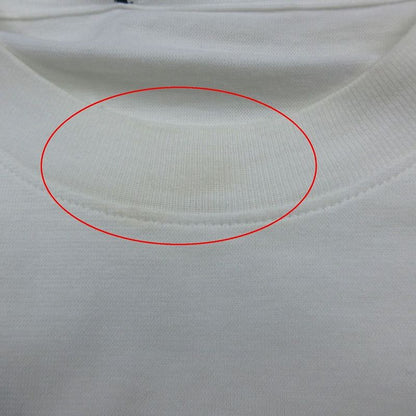 Chanel 20p Long T-Shirt Women's S White Cotton Coco Mark Camellia Long Sleeves