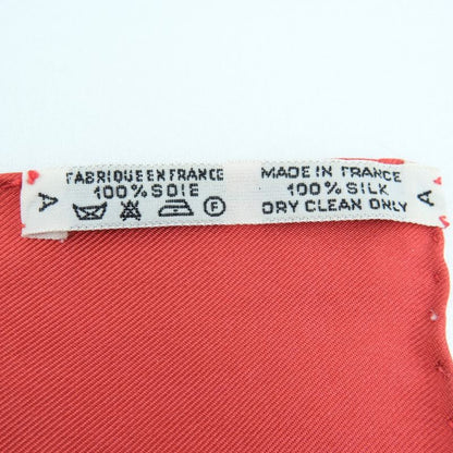 Hermes Carre 90 Brides De GALA Silk White Women's Scarf