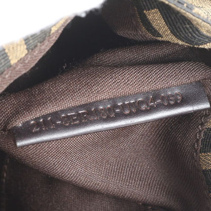 Fendi Zucca Mamma Bucket Baguette Leather Shoulder Bag Shoulder One Shoulder