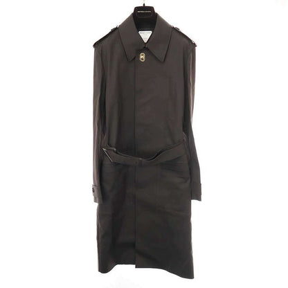 Bottega Veneta 20aw Triangle Buckle Cotton Belted Trench Coat 635851 V00v0