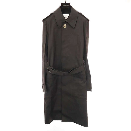 Bottega Veneta 20aw Triangle Buckle Cotton Belted Trench Coat 635851 V00v0