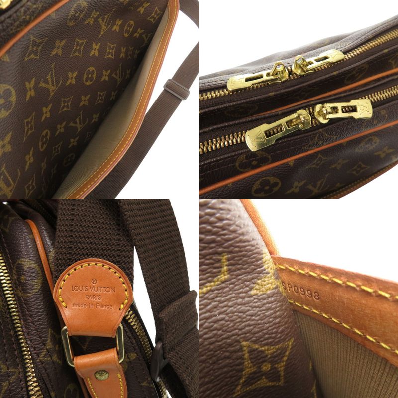 Louis Vuitton Reporter GM Monogram M45252 Brown Shoulder Bag LV 1323 Louis