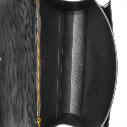 Louis Vuitton Monceau 2way Handbag Epi M52122 Black Gold Hardware Sr0093