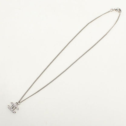 Chanel Rhinestone Coco Necklace Metal Ladies