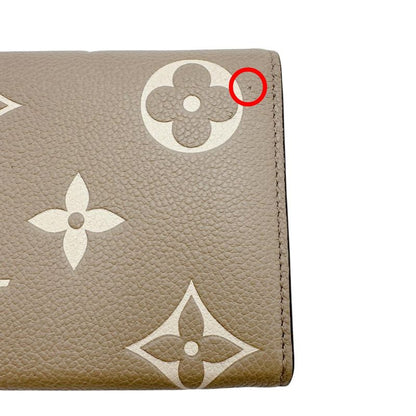 Louis Vuitton M81049 Monogram Empreinte Flap Long Wallet Portefeuille-sarah