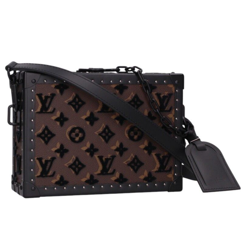 Louis Vuitton 20SS M20230 Clutch Box Monogram Tafetage Shoulder Bag Men's