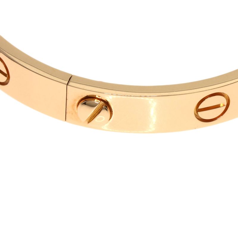Cartier Love Bracelet #16 With Screwdriver Bracelet 18K Pink Gold Ladies