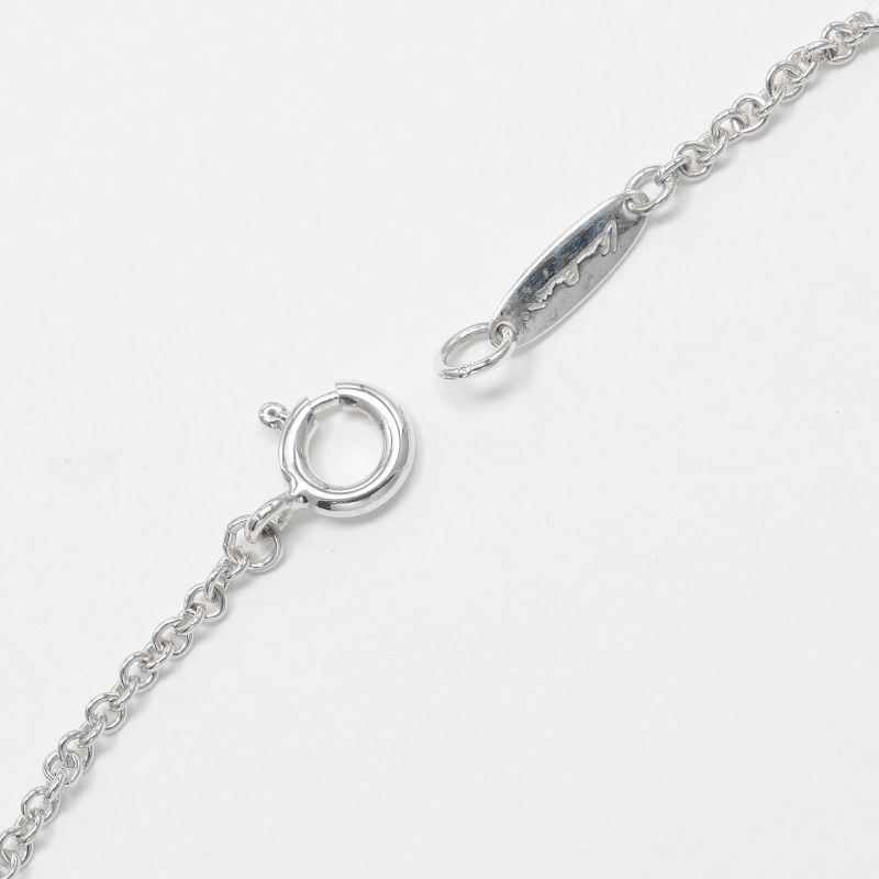Tiffany & Co Teardrop 5 Motif Silver 925 Ladies 6.2g Bracelet