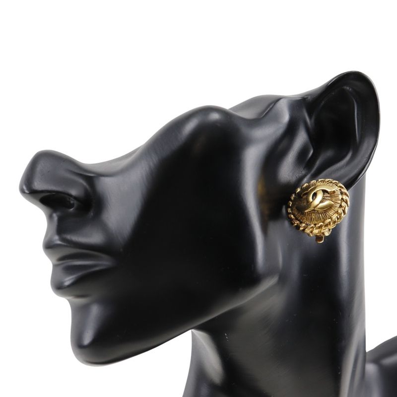 Chanel Coco Mark Gold Plated Ladies 16.0g Earring