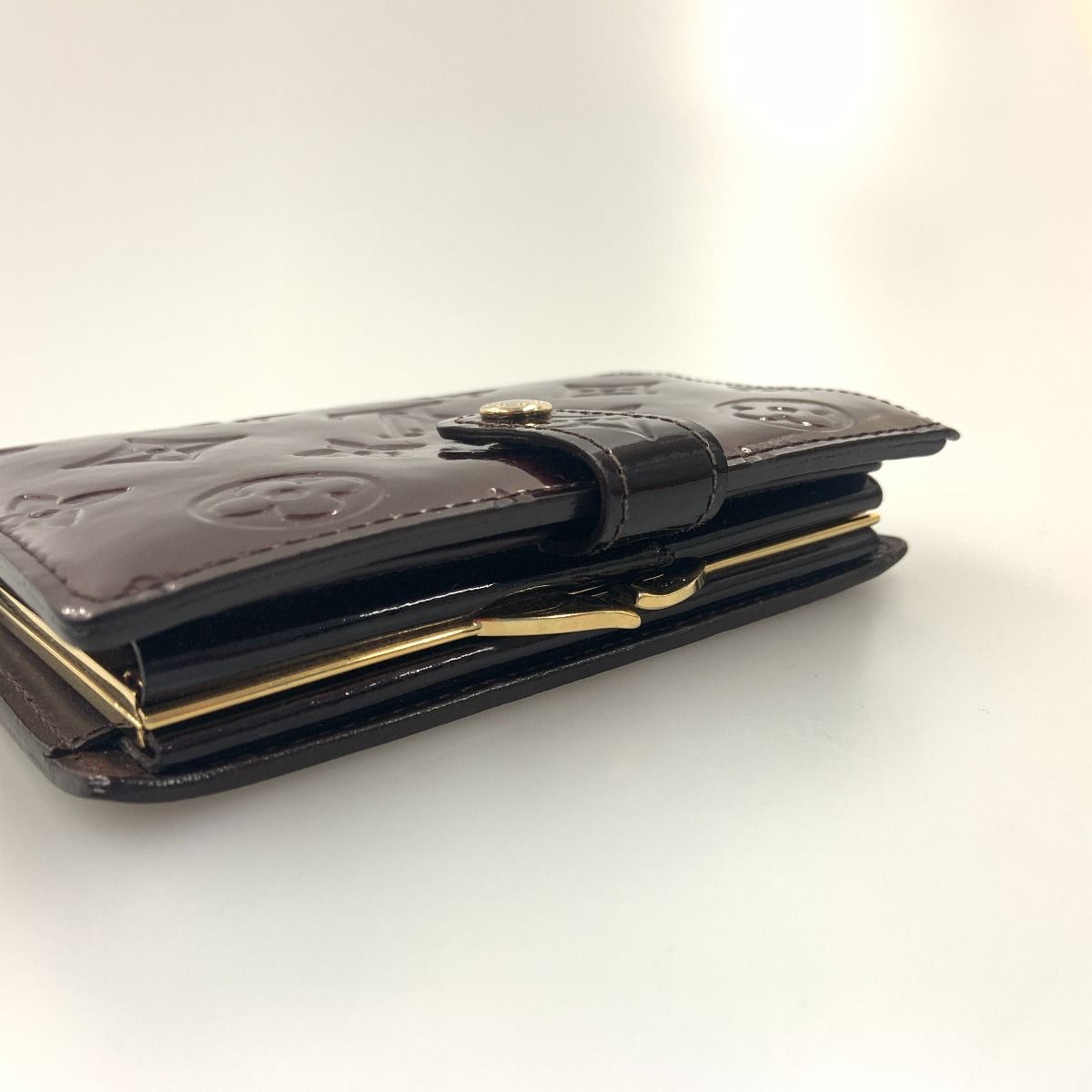 Louis Vuitton Vernis Portefeuille Viennois Rouge Fauvist Bifold Clasp Wallet