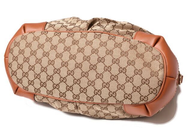 Gucci Tote Shoulder Bag Gucci 2-way Bag GG Brown Beige Light Brown 285730
