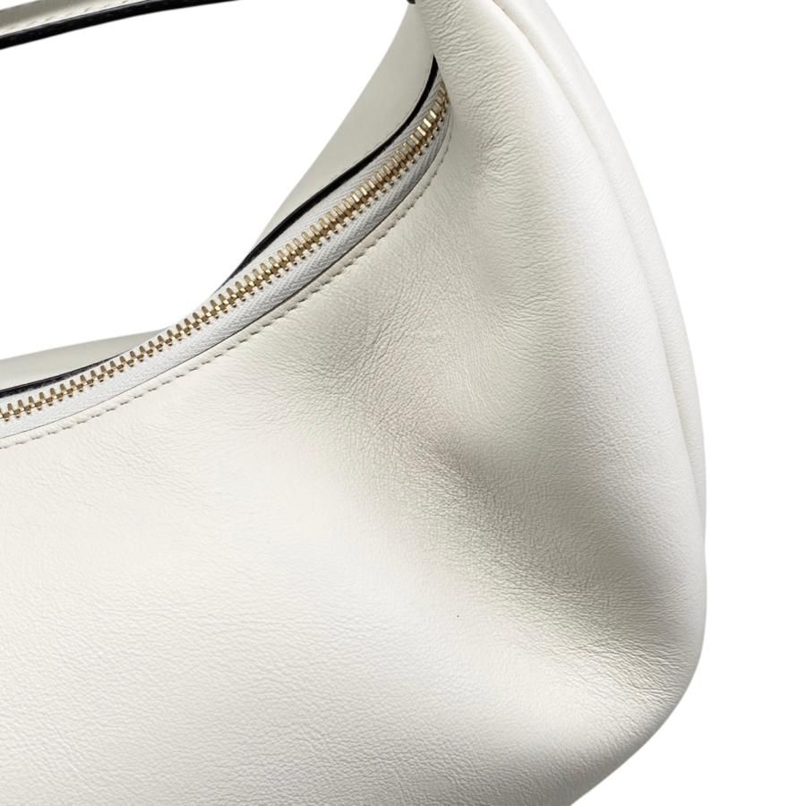 Fendi One Shoulder Bag Graffi Medium 8br799 A5DY F1hel Calf Leather White Beige