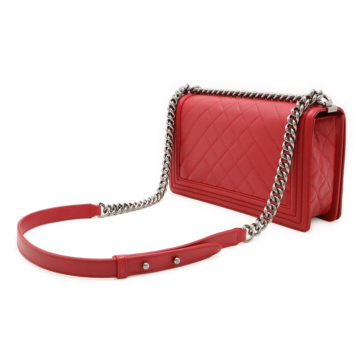 Chanel Boy Chanel Matelasse Coco Mark Chain Shoulder Shoulder Bag Lambskin