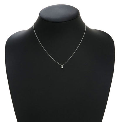 Tiffany & Co Solitaire Diamond Necklace /d017ct