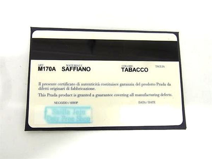 Prada M170a Saffiano Leather Trifold Wallet Coin Purse Coin Purse