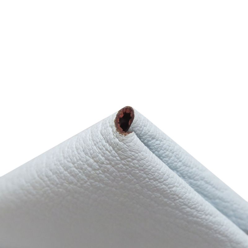 Hermes Calvi Blue Brume Silver Hardware Card Case Chevre Women