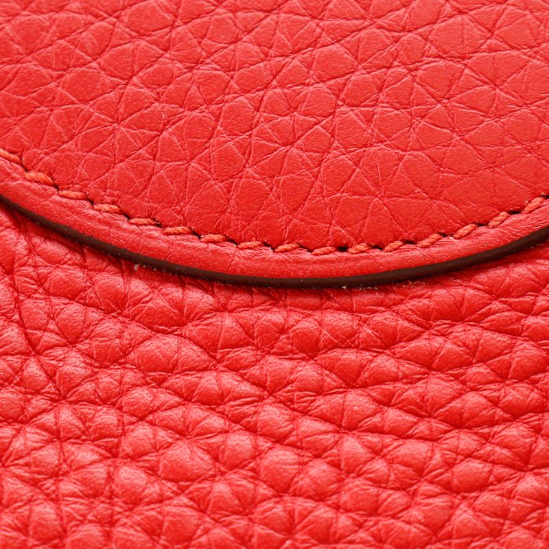 Hermes Bolide 31 Taurillon Clemence Rouge Coup Red/silver Hardware D Ladies