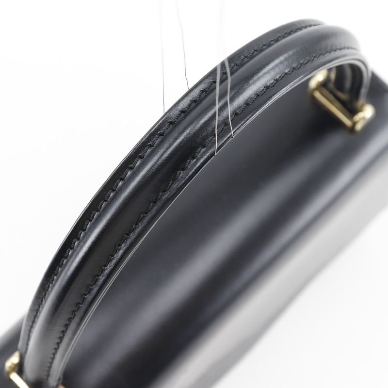 Louis Vuitton Athene Opera Line M63902 Epi Leather Black Mi1914 Ladies Handbag