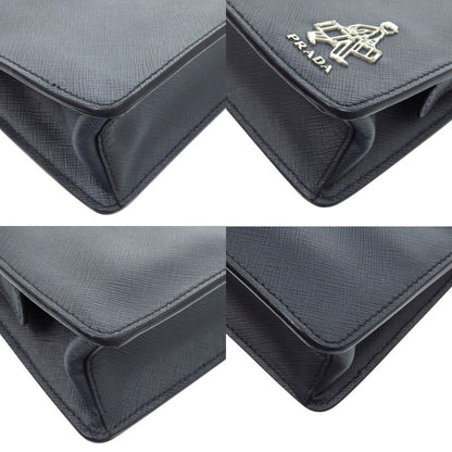 Prada Clutch Bag 2vf056 Saffiano Navy Blue Second Bag 0450prada