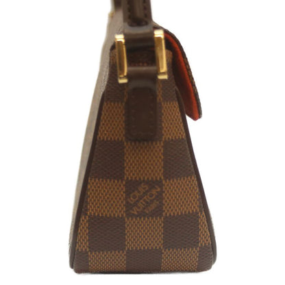 Louis Vuitton 03 N51299 Damier Recoleta Shoulder Bag Handbag Brown Ladies
