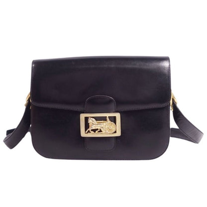 Vintage Celine Bag Shoulder Bag Gold Carriage Gold