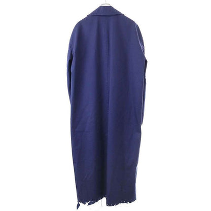 Balenciaga 22ss Safety Pin Cotton Long Coat 681165 Tkp06 Blue 2
