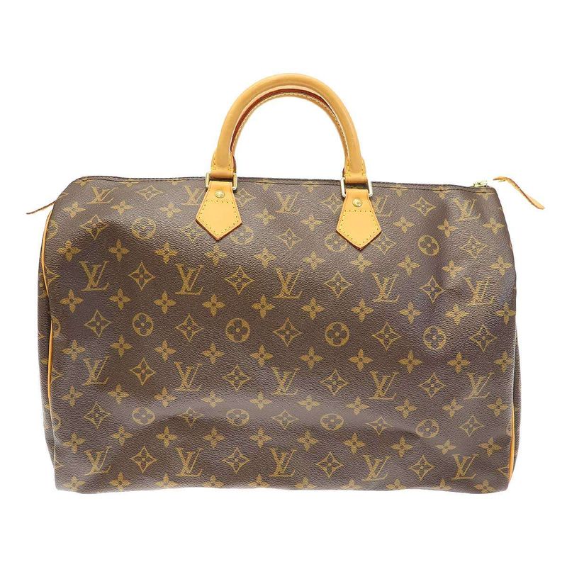 Louis Vuitton Speedy 40 Monogram Boston Bag Th0074 M41522 Brown 40