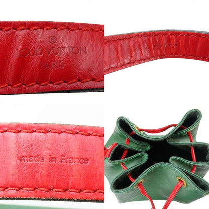 Louis Vuitton Shoulder Bag Petite Noe M44147 Epi Leather Green Red Gold